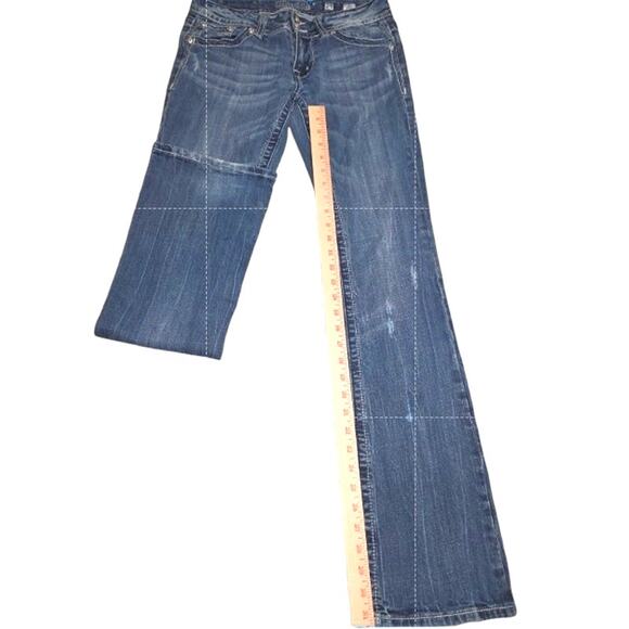 Miss Me Bootcut Jeans JP5082-3 Embellished Flap Pockets Mid Rise - Picture 10 of 10